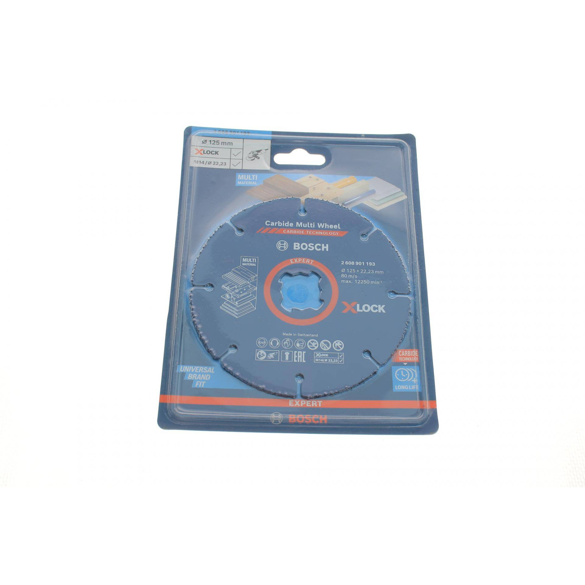 Круг відрізний 125x22,23 мм Expert Carbide Multi Wheel X-Lock