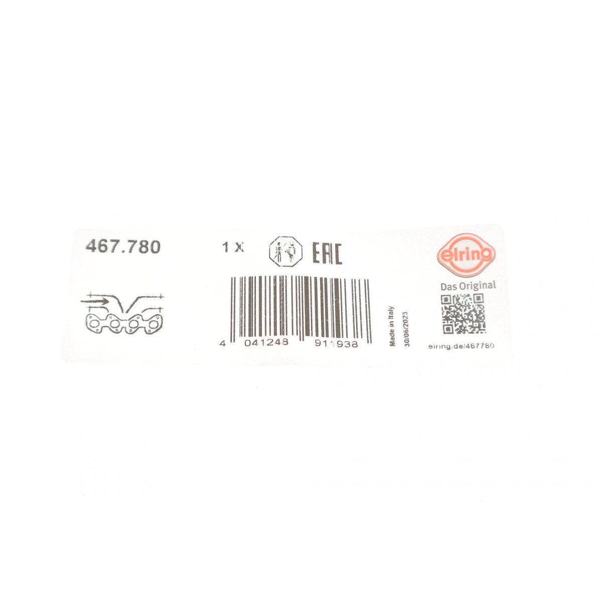 Прокладка колектора впускного VW Golf VII/Passat 1.6/2.0 TDI 14-