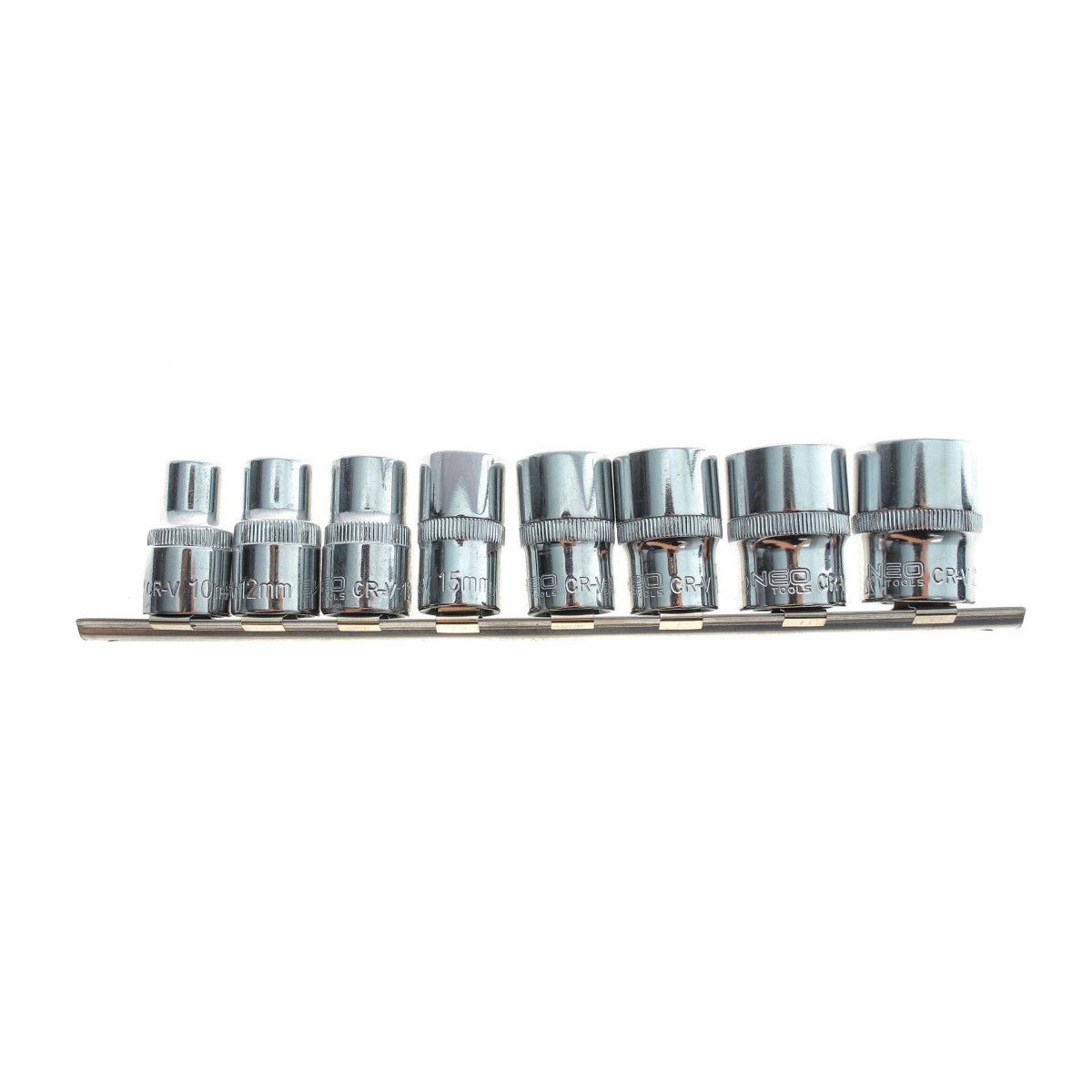Набір головок SPLINE 1/2" 10-24 мм 8 од. на планці (мультипрофіль, хромовані)