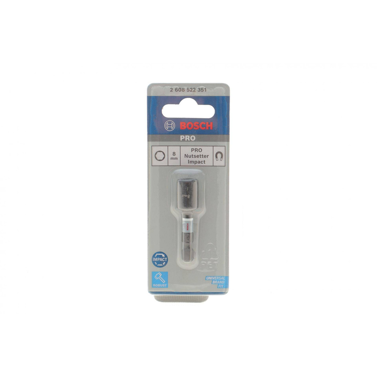 Головка торцева Bosch Impact Control 1/4" 8 мм