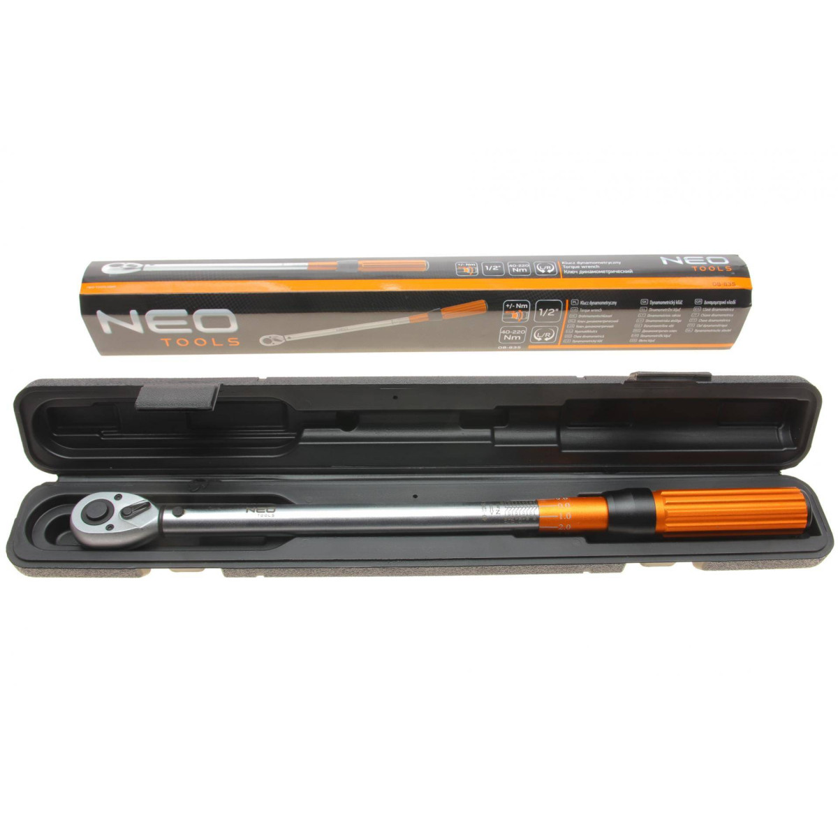 Ключ динамометричний 1/2" 40-220 Нм 510 мм