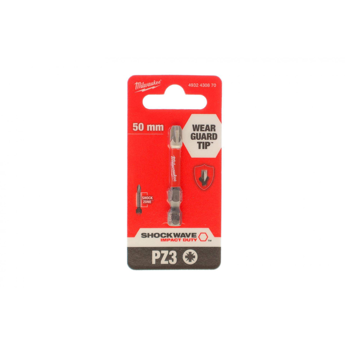 Біта SHOCKWAVE 1/4" PZ3 x 50mm