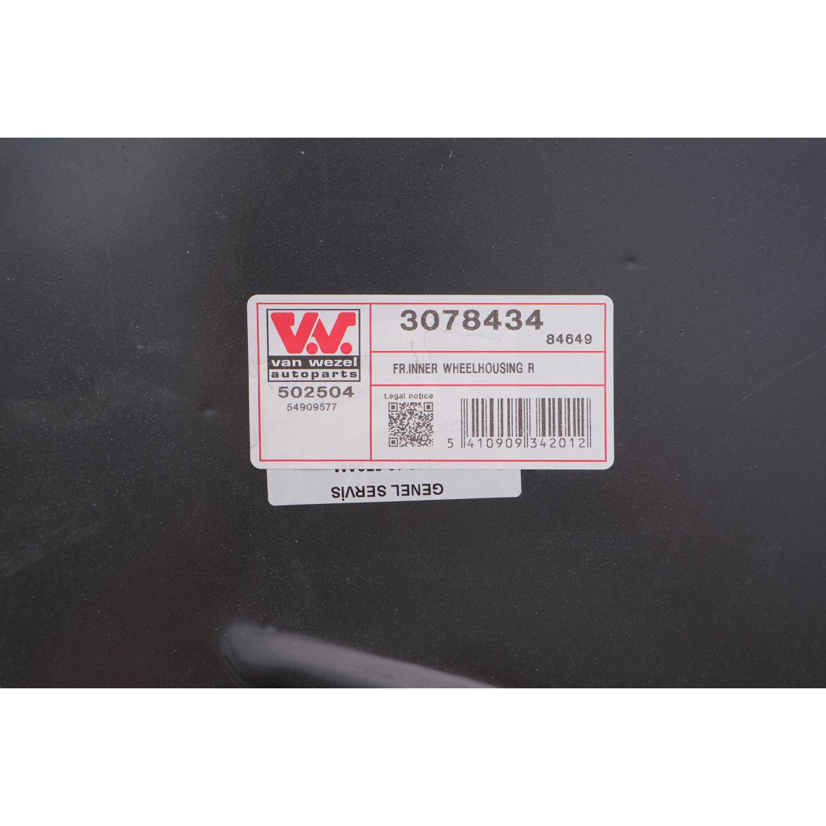 Подкрыльник (передний) MB Vito (W638) 96-03 (R)