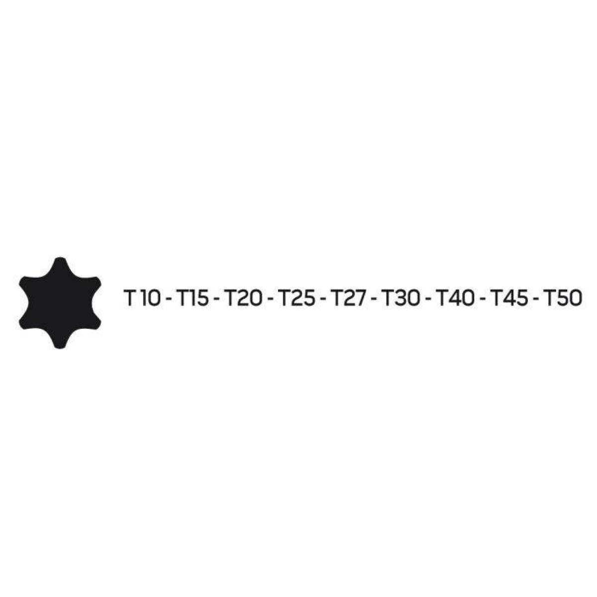 Набір ключів Г-под. Torx T10-T50