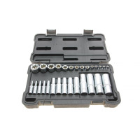 Набір головок E-профілем 1/4", 3/8", 1/2" E4-24 28 од.