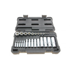Набір головок E-профілем 1/4", 3/8", 1/2" E4-24 28 од.