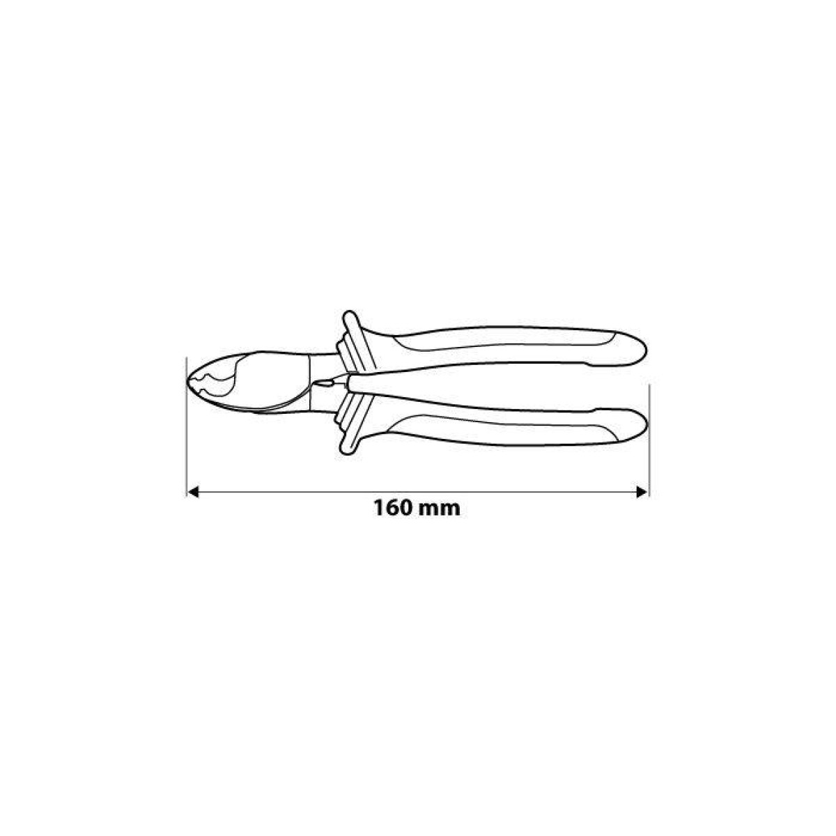 Kaбeлepіз max Ø10 мм L-160 мм