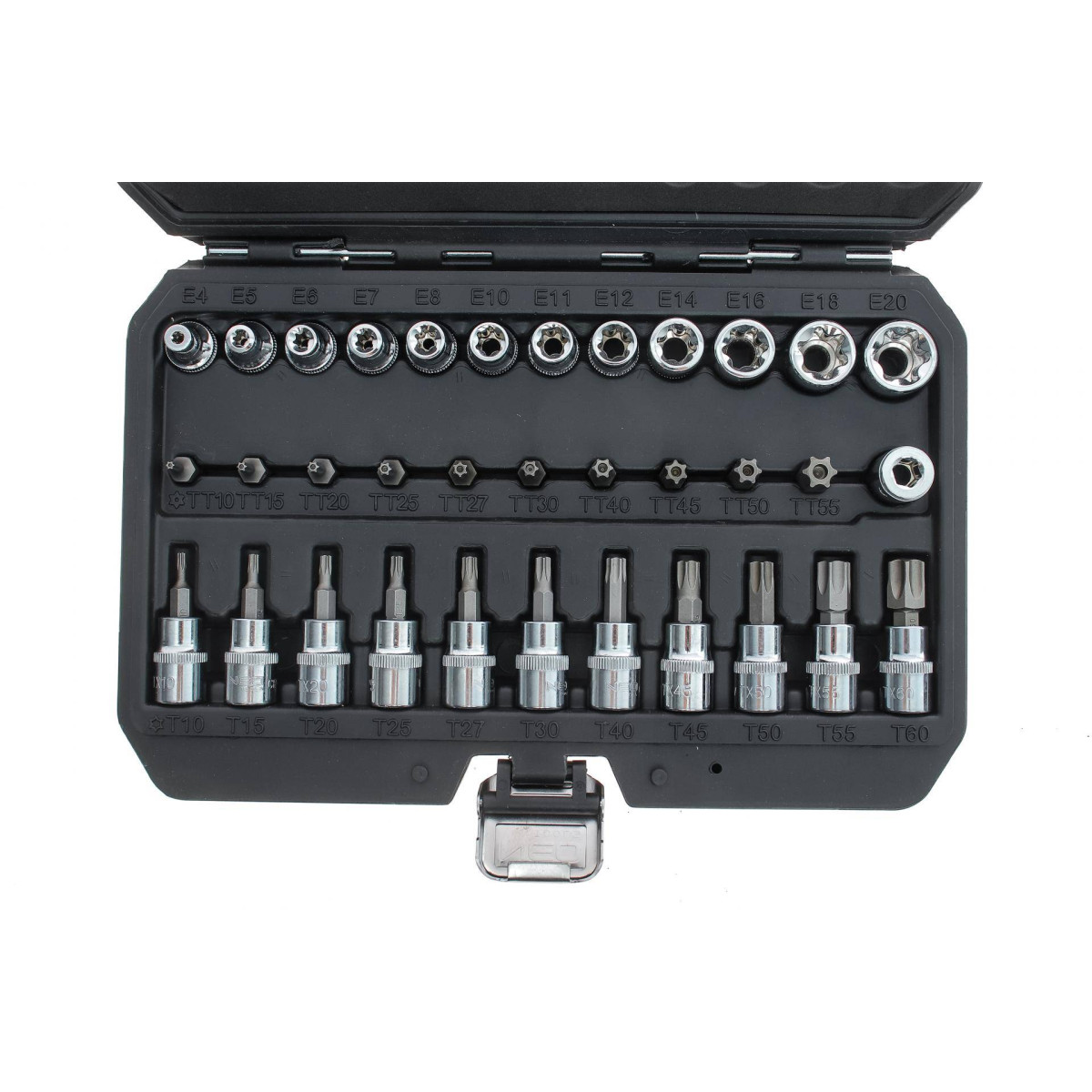 Набір головок 3/8" зі вставками Torx 34 од.