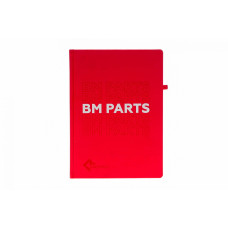 Блокнот BM Parts червоний