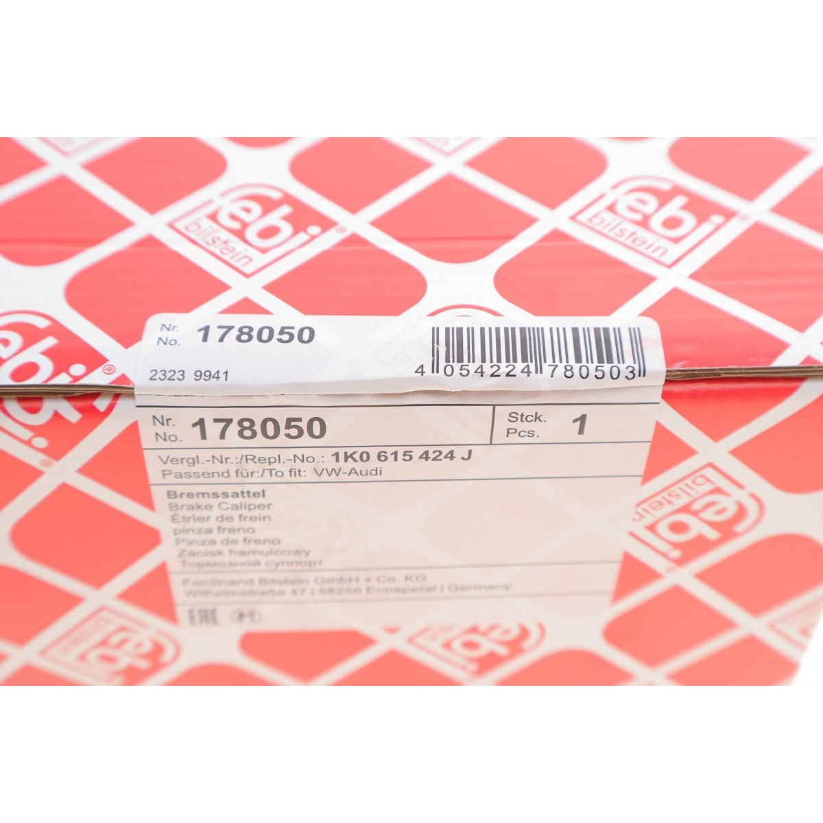 Супорт гальмівний (задній) (R) VW Golf V/VI/Audi A3/Skoda Octavia 03- (d=38mm)