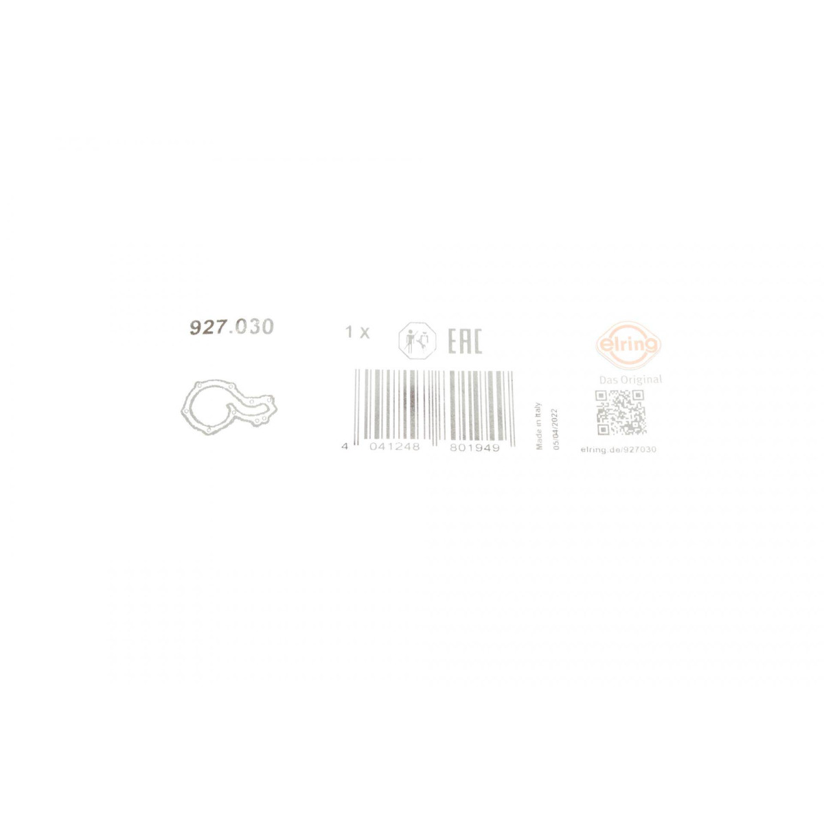 Прокладка помпи води Citroen Berlingo/Jumpy/Peugeot Expert/Partner 1.5 BlueHDi 18-