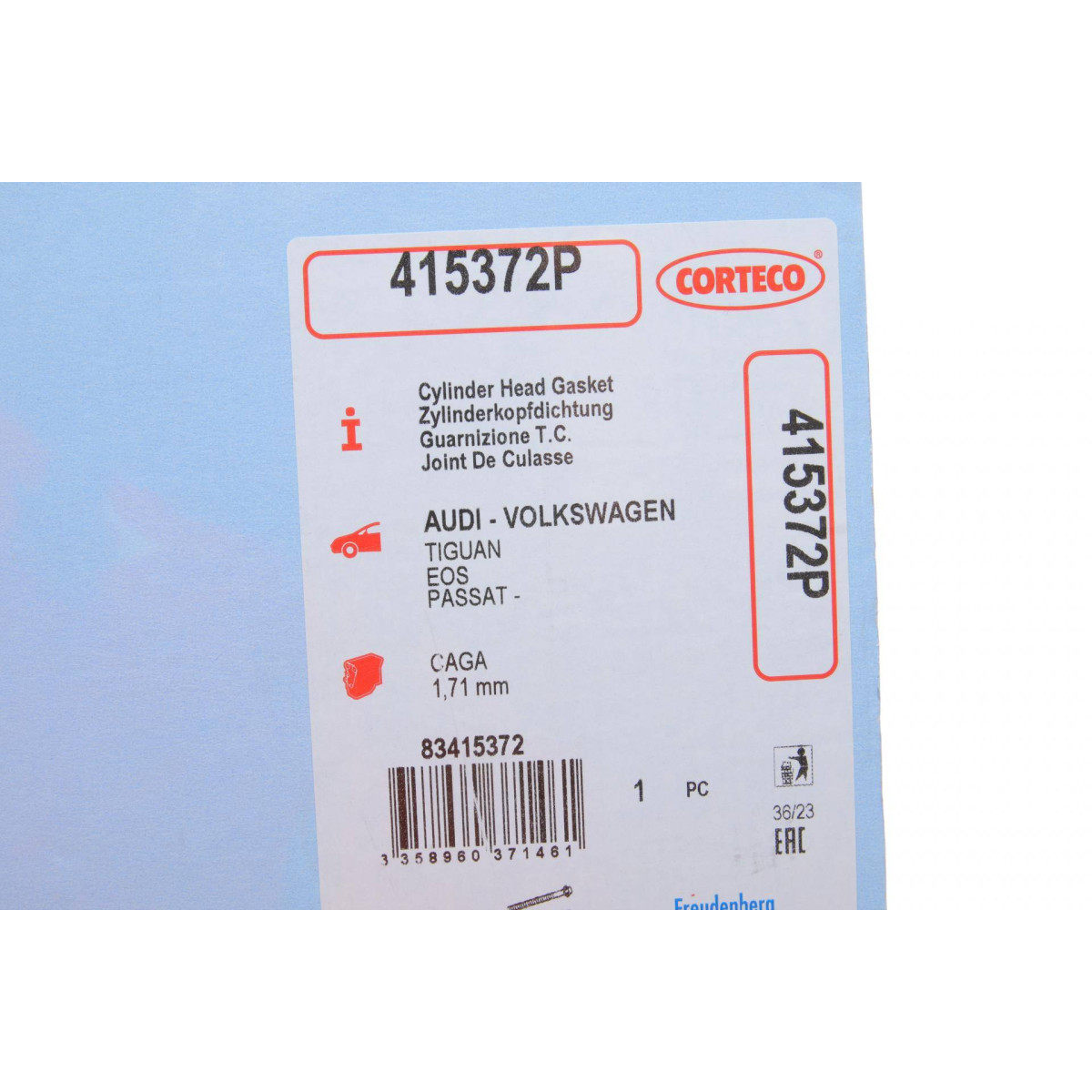 Прокладка ГБЦ VW Golf/Passat 2.0 TDI 05-12 (1.71mm)