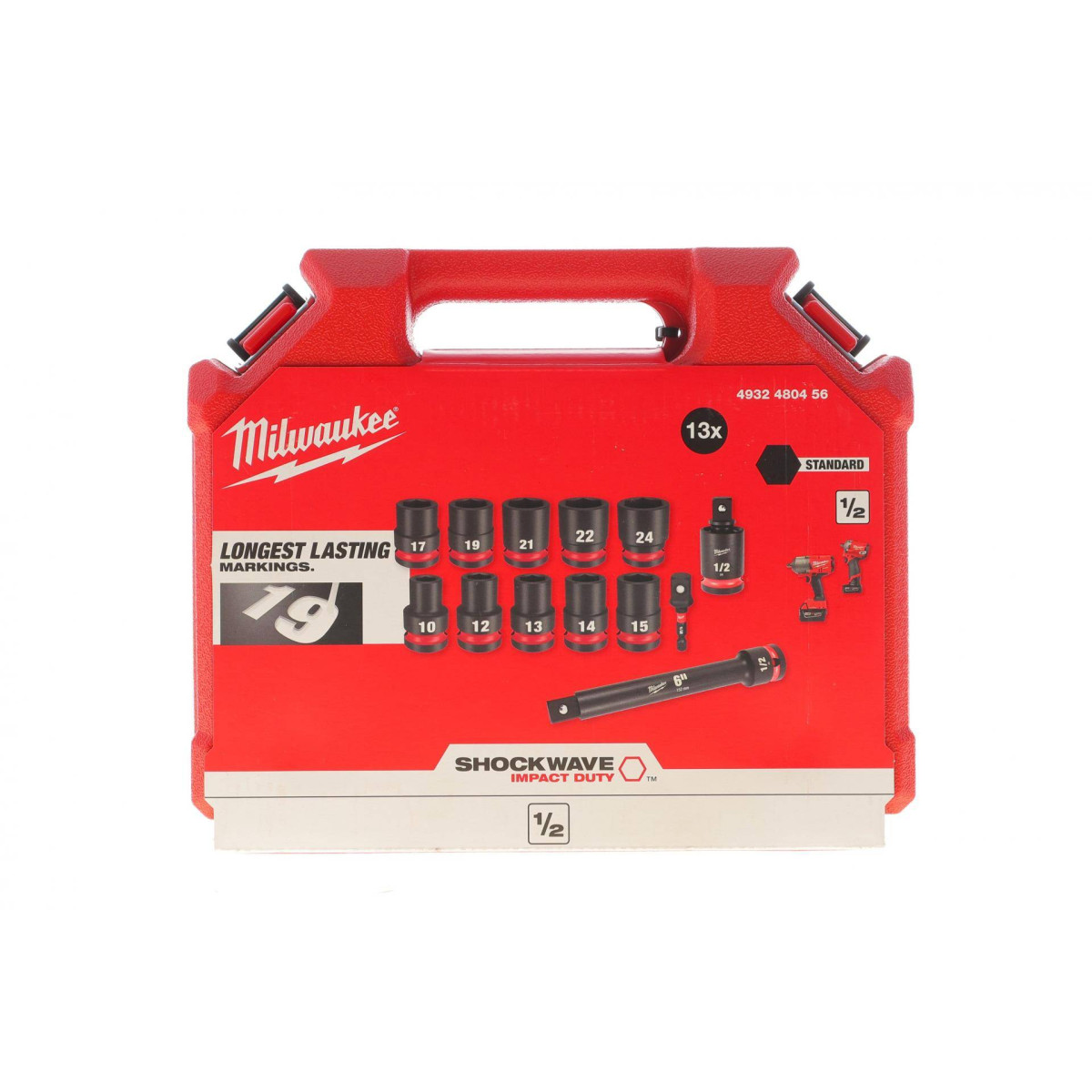Набір насадок 1/2" SKT SHOCKWAVE IMPACT DUTY IMPACT SOCKETS STANDARD 13 од.