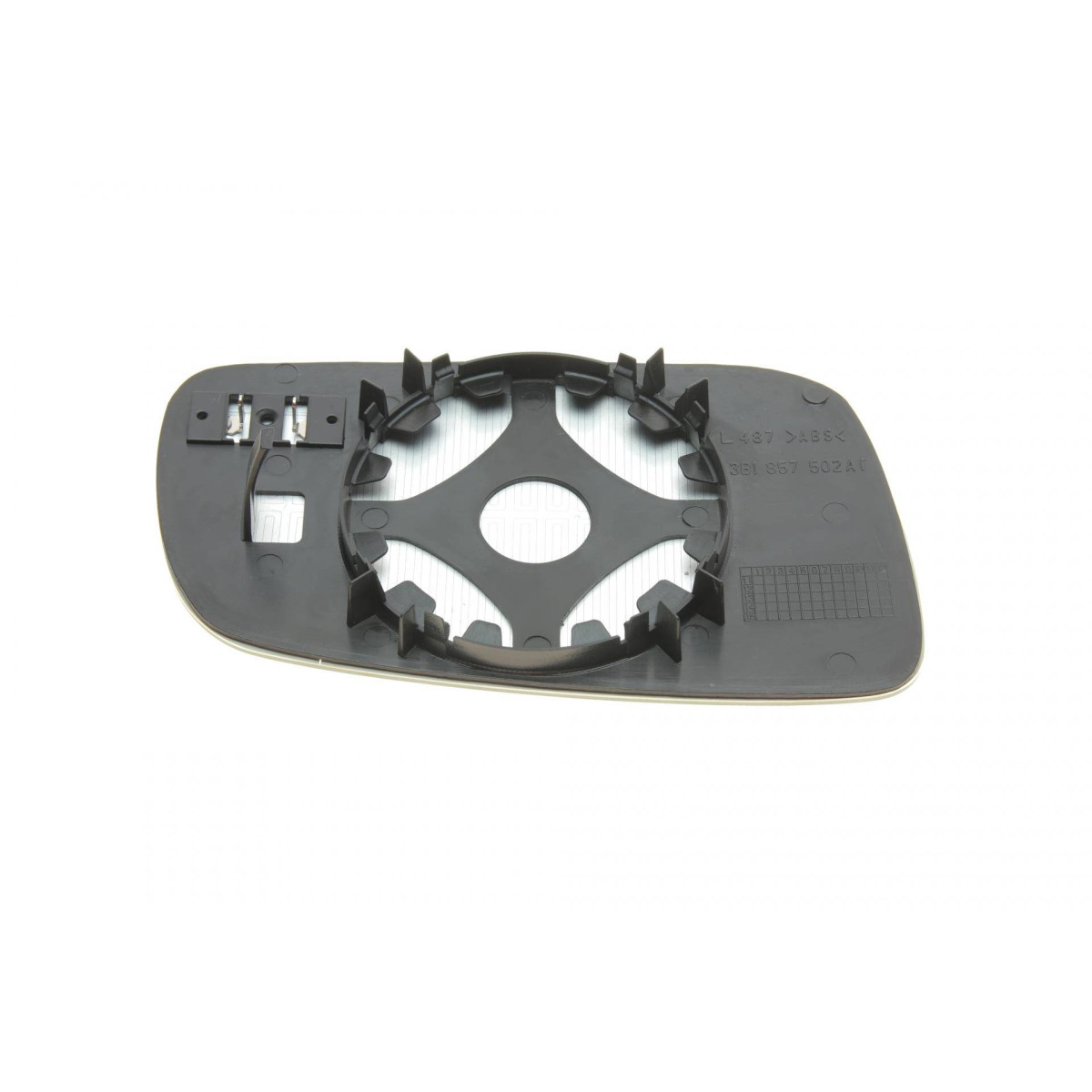 Стекло зеркала (с подогревом) Skoda Superb 01-08/VW Passat 96-05/Seat Leon 99-06 (L)