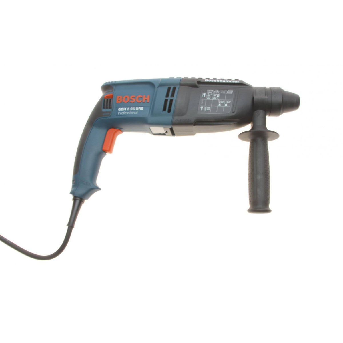 Перфоратор електричний GBH 2-26 DRE Professional (800W) 4000уд/хв/900об/хв/2.7Дж (SDS plus)