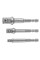 Набір перехідників для шуруповерта M6x1/2"-1/4"-3/8" 3 од.