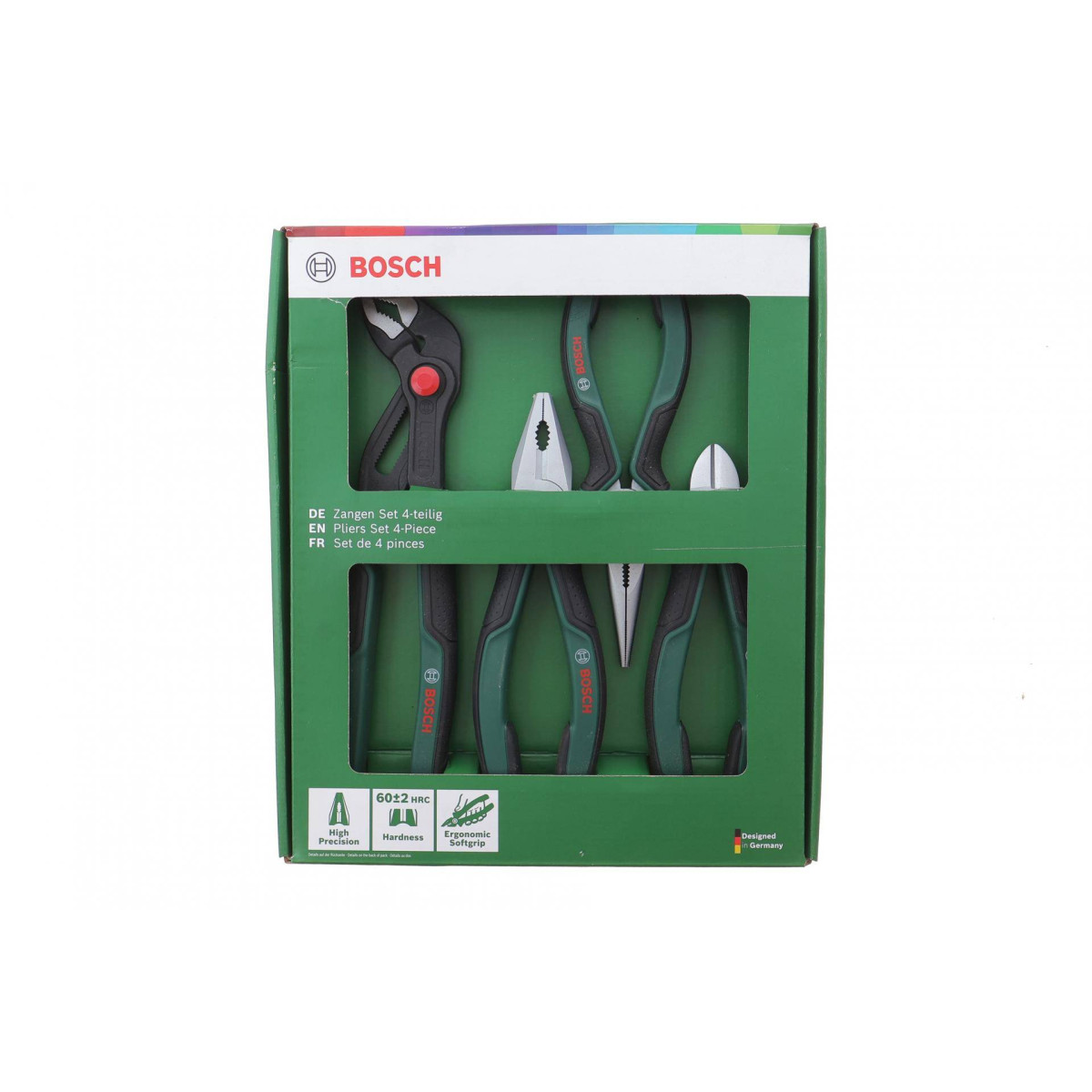 Плоскогубці Bosch 4 од.(комбіновані,бічні,посилені,для водяного насосу)