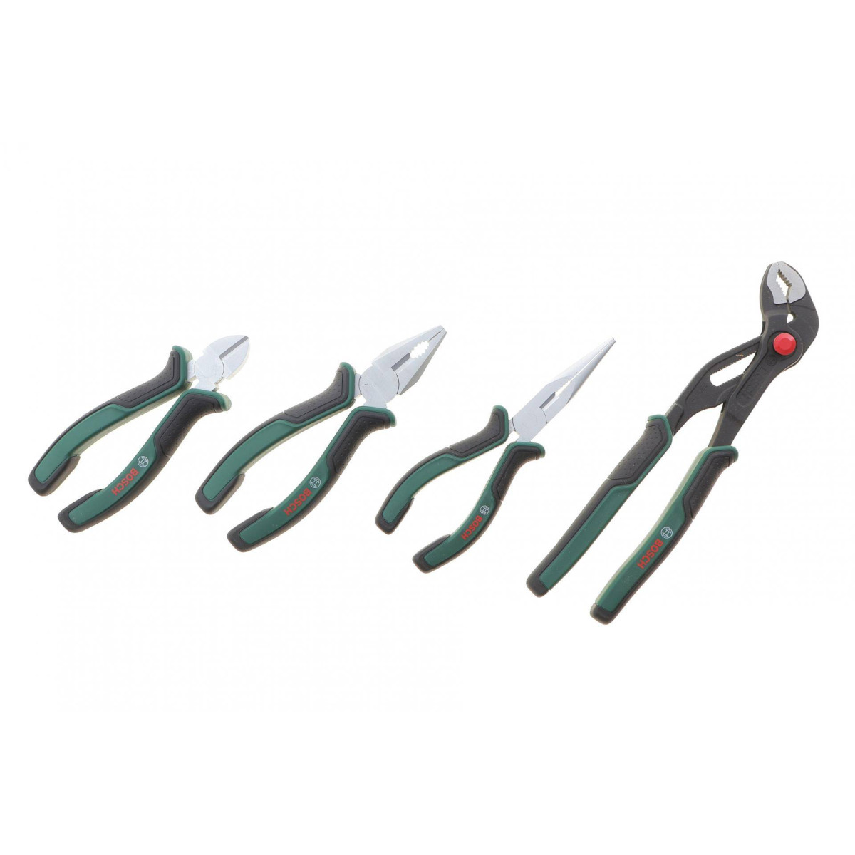 Плоскогубці Bosch 4 од.(комбіновані,бічні,посилені,для водяного насосу)