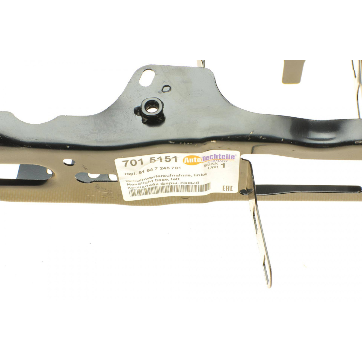 Кронштейн крепления фары BMW 1 (F21)/3 (F30) 11-19 (L)