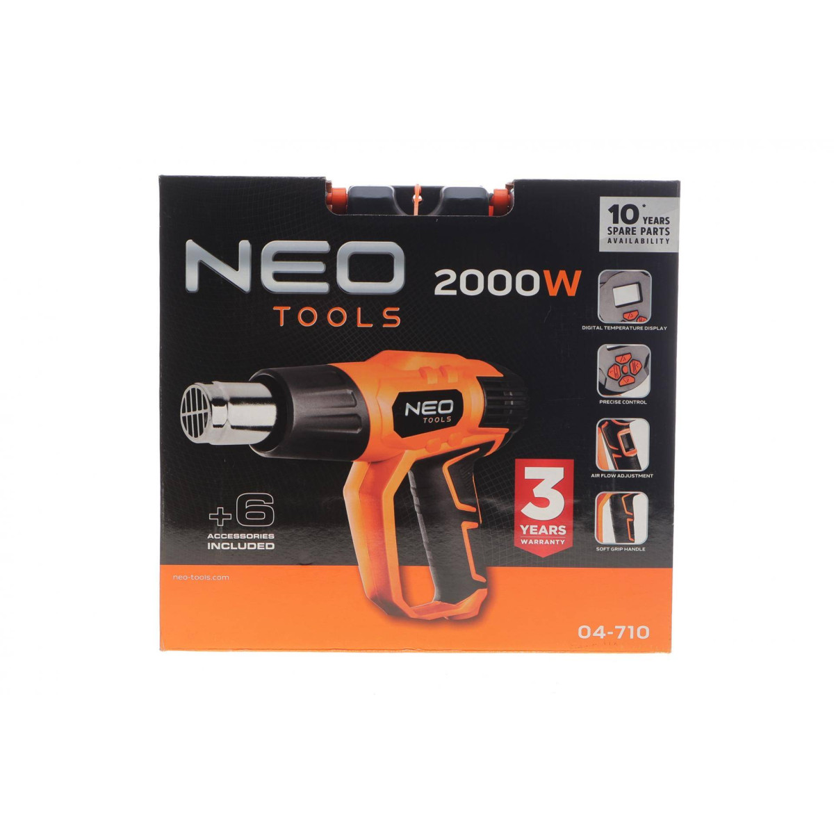 Термофен 2000W (два режиму t° I:50 °C/II :70-600 °C)