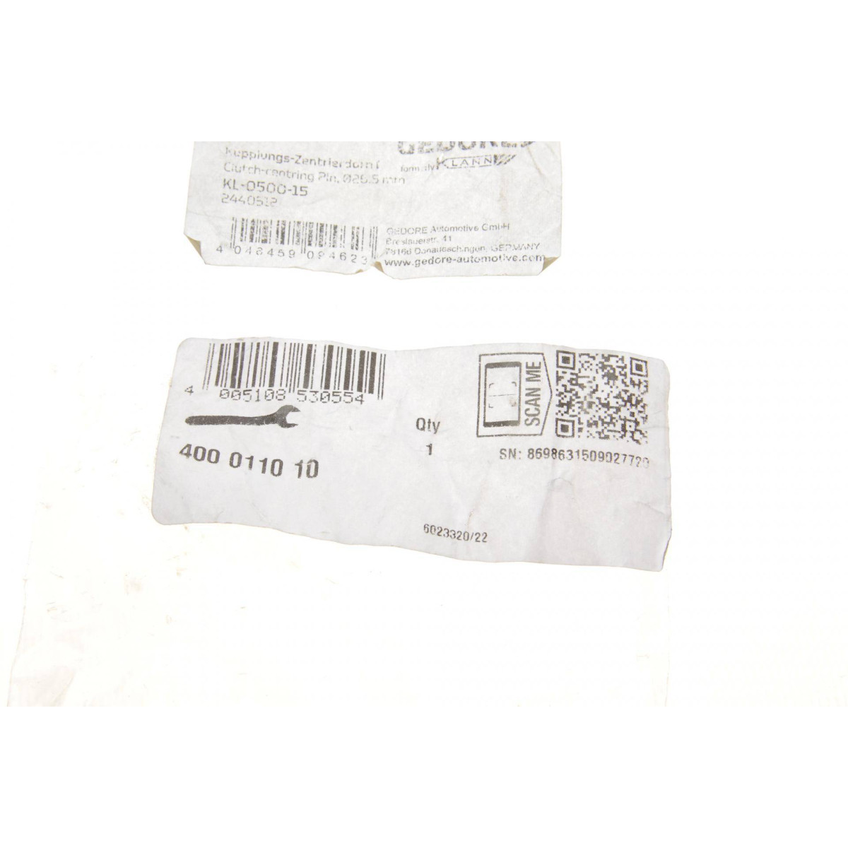 Інструмент центруючий для диска зчеплення SAC BMW (d=15/26.5mm)
