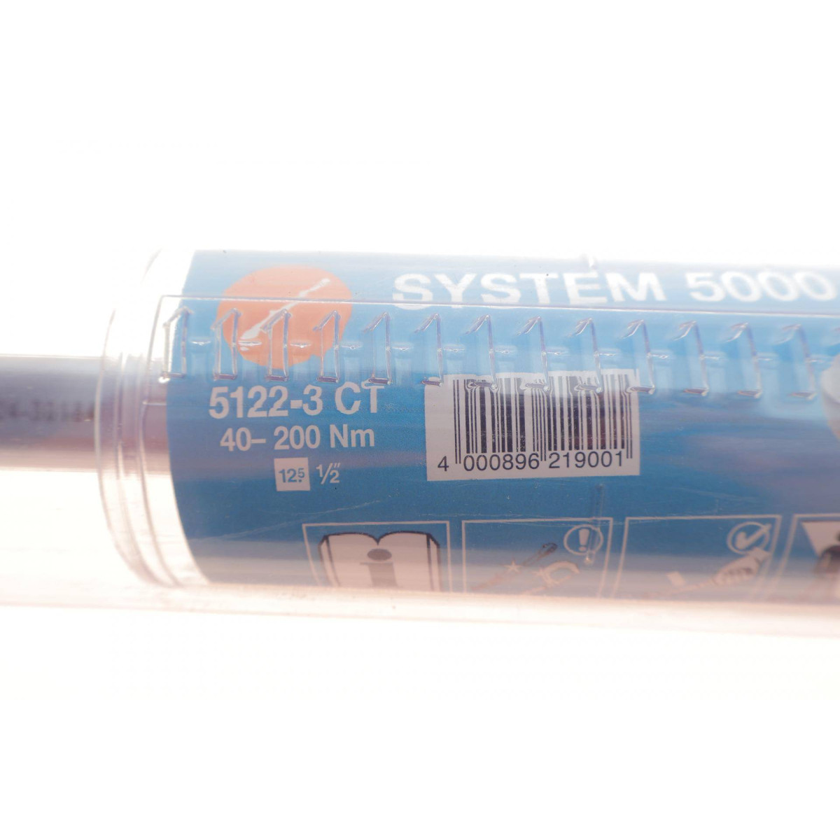 Ключ динамометричний 1/2" 40-200 Нм 519 мм