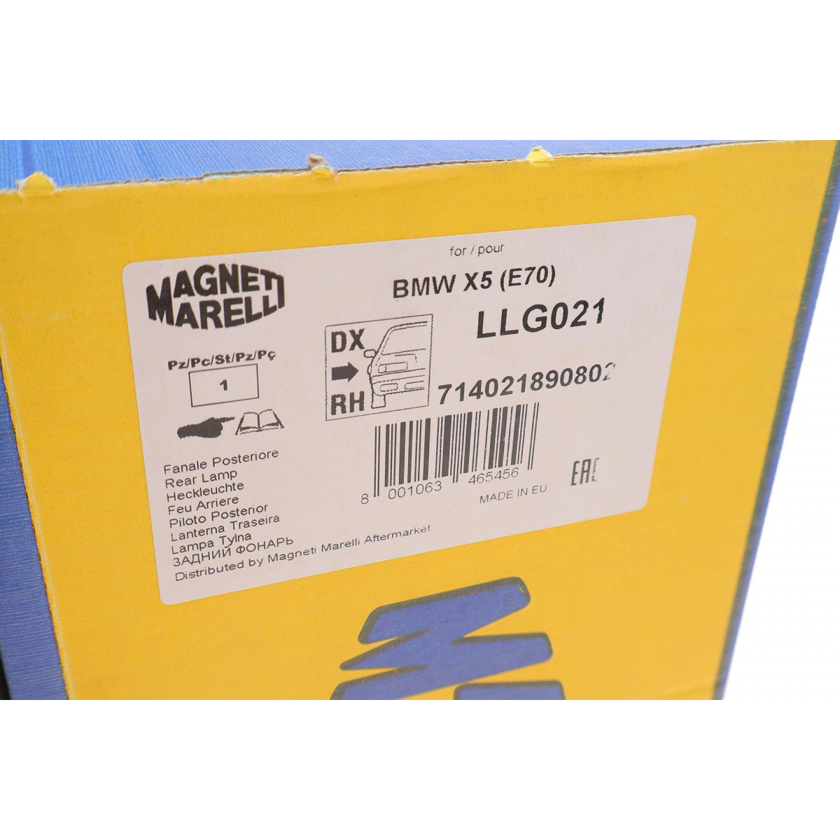 Фонарь задний BMW X5 (E70) 06-13 (R) M57/N52/N57/N62/N63