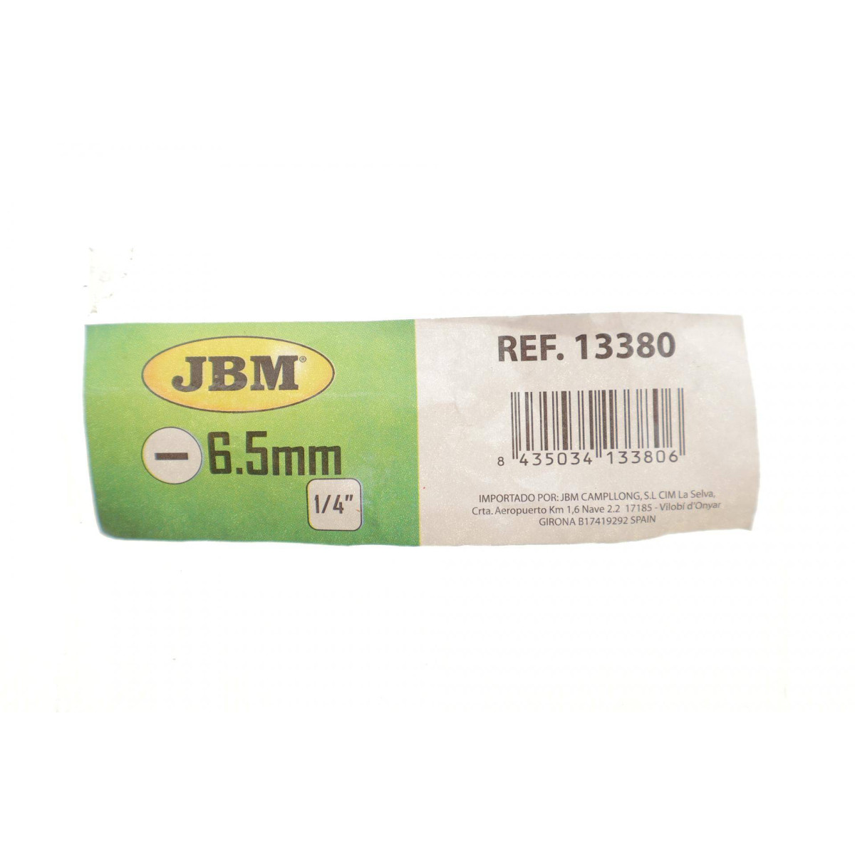 Головка 1/4" зі хромованою вставкою SL6,5
