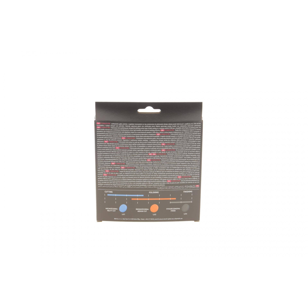 Губка автомобильная для нанесения воска и полировки Duraflex Velcro Foam Pad Cuttung (150x25mm)