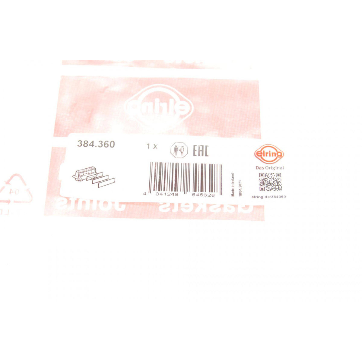 Прокладка радіатора масляного Opel Astra H 1.6/1.8i 05-14 (к-кт)
