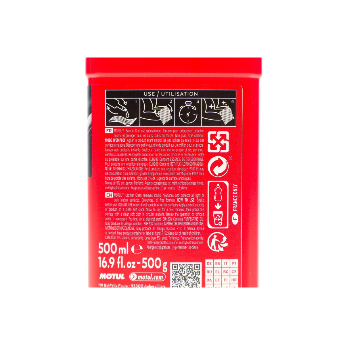 Засіб для догляду за шкірою CAR CARE Leather Cleaner (500ml) 110149