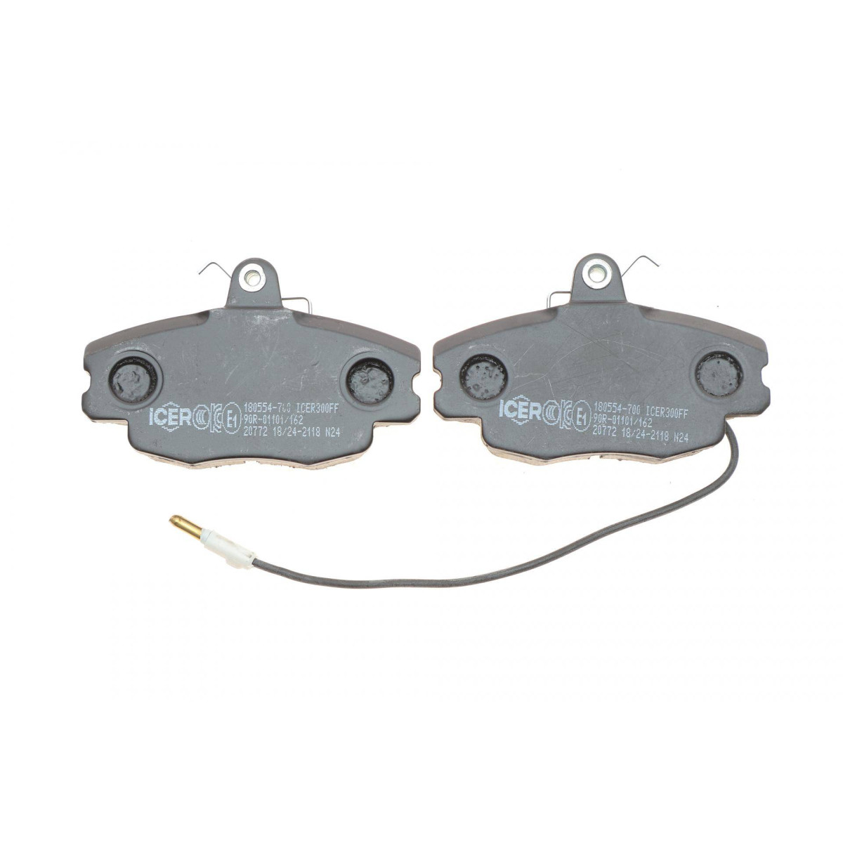 Колодки гальмівні (передні) Renault Clio 90-98/11/19/21 84-96/Peugeot 205/309 85-98 (+датчики)
