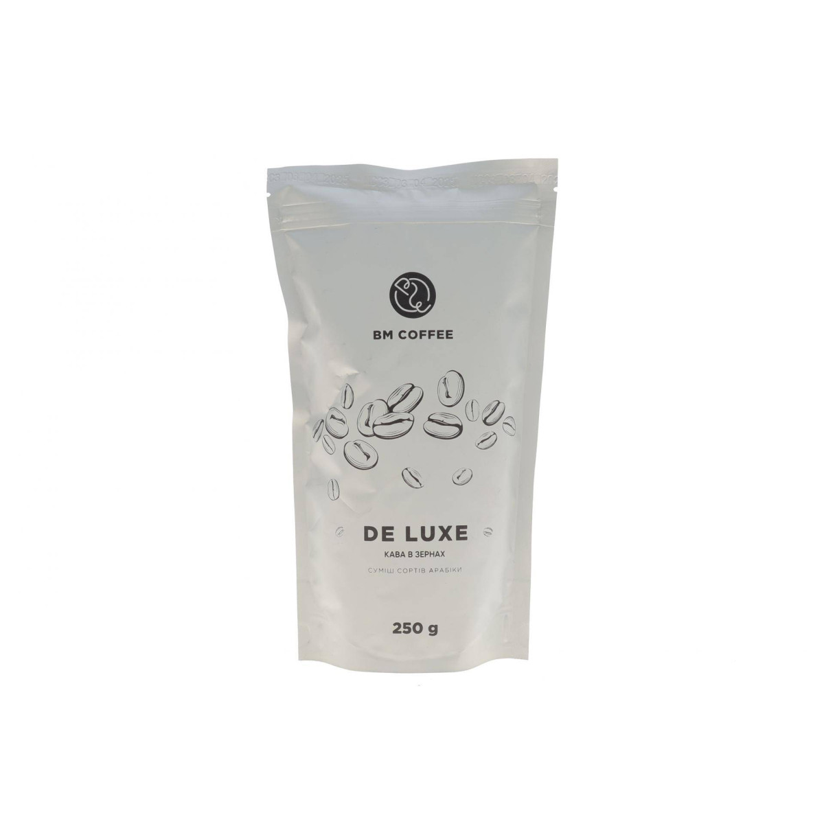 Кава смажена в зернах Арабіка De Luxe (0,25кг)