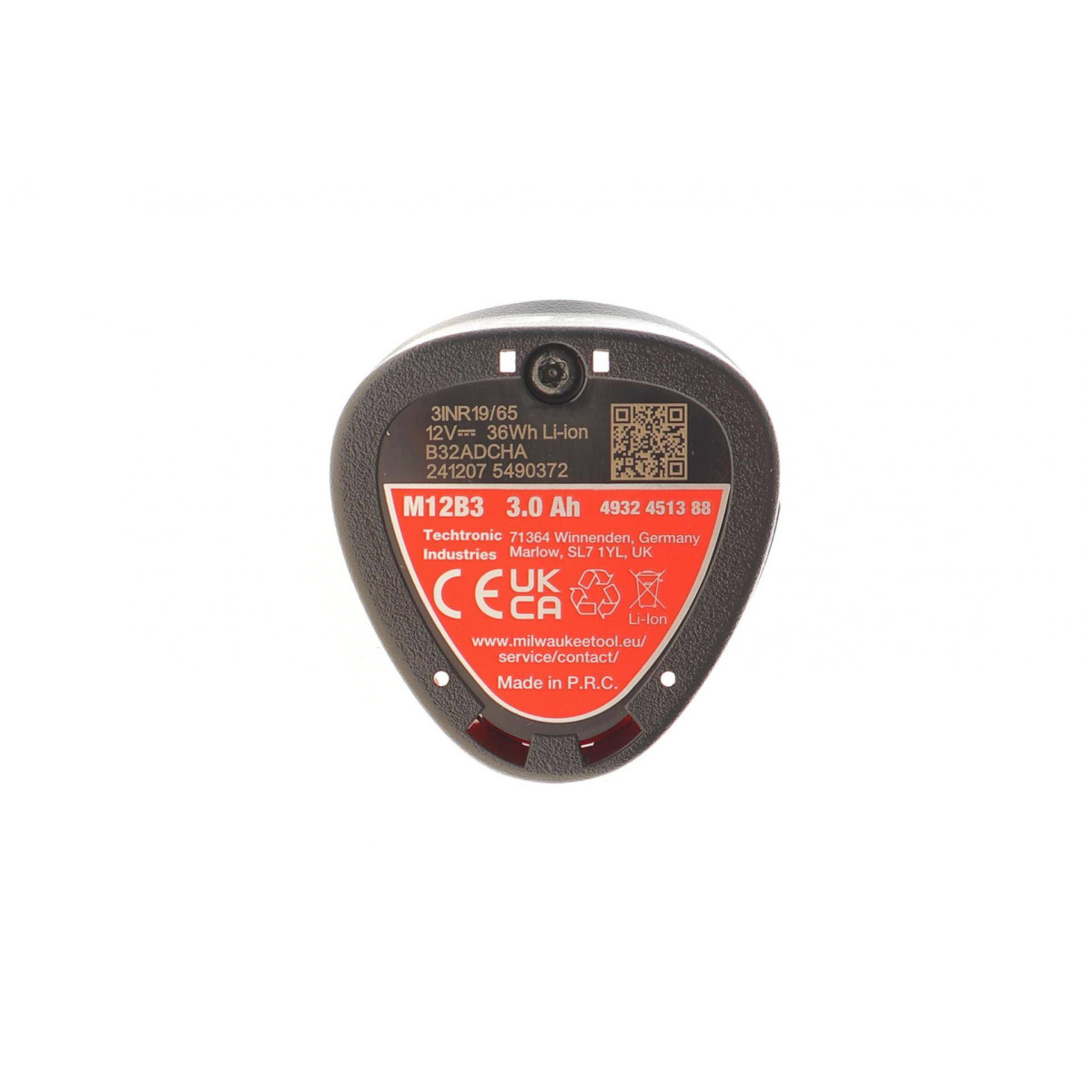 Акумулятор для електроінструменту M12 B3 Li-Ion 3Ah/12V