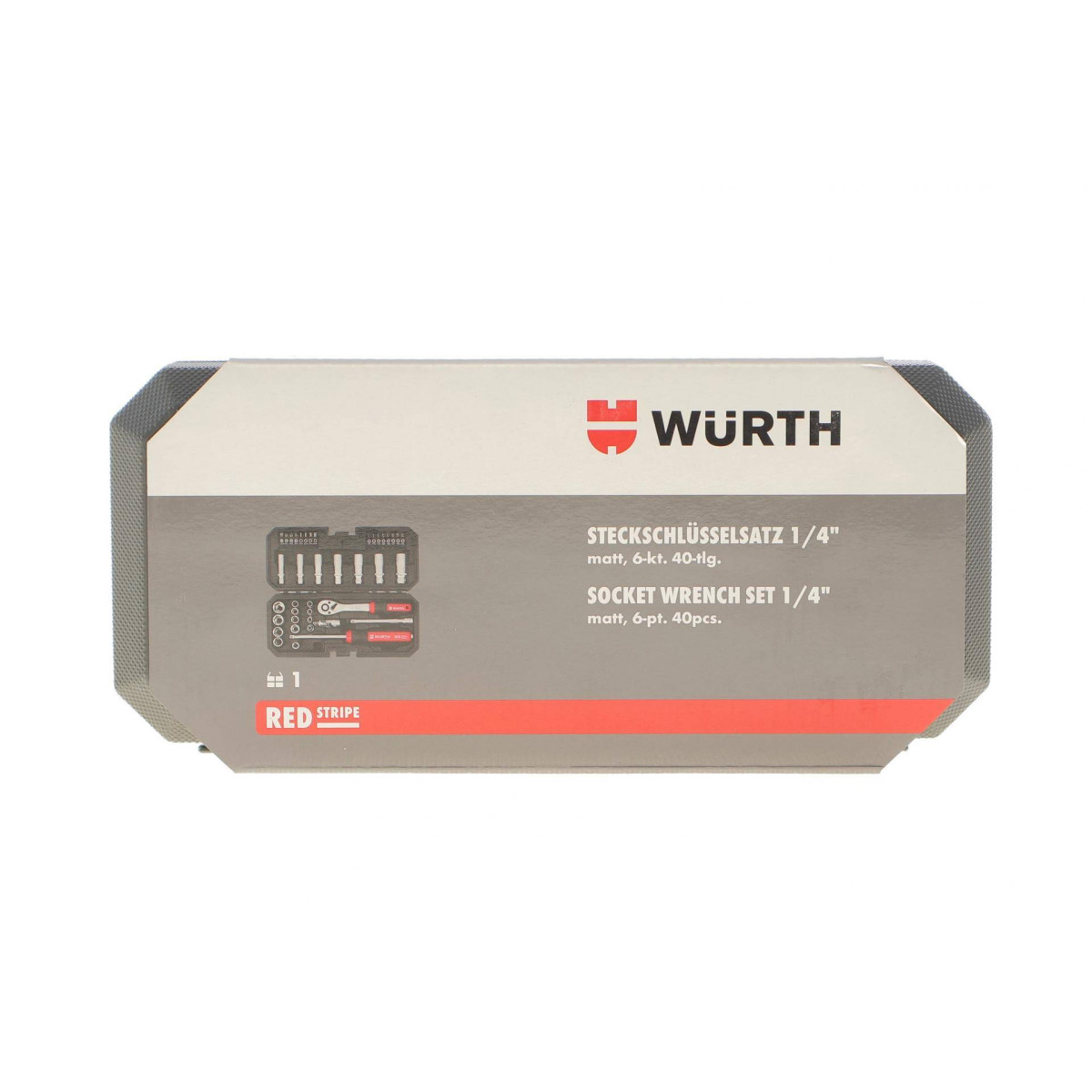 Набір інструмента (40 од.) (1/4") RED STRIPE