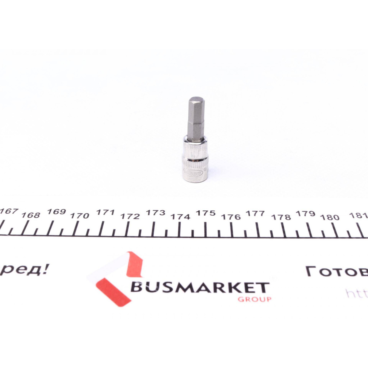 Головка 1/4" с вставкой Hex 6