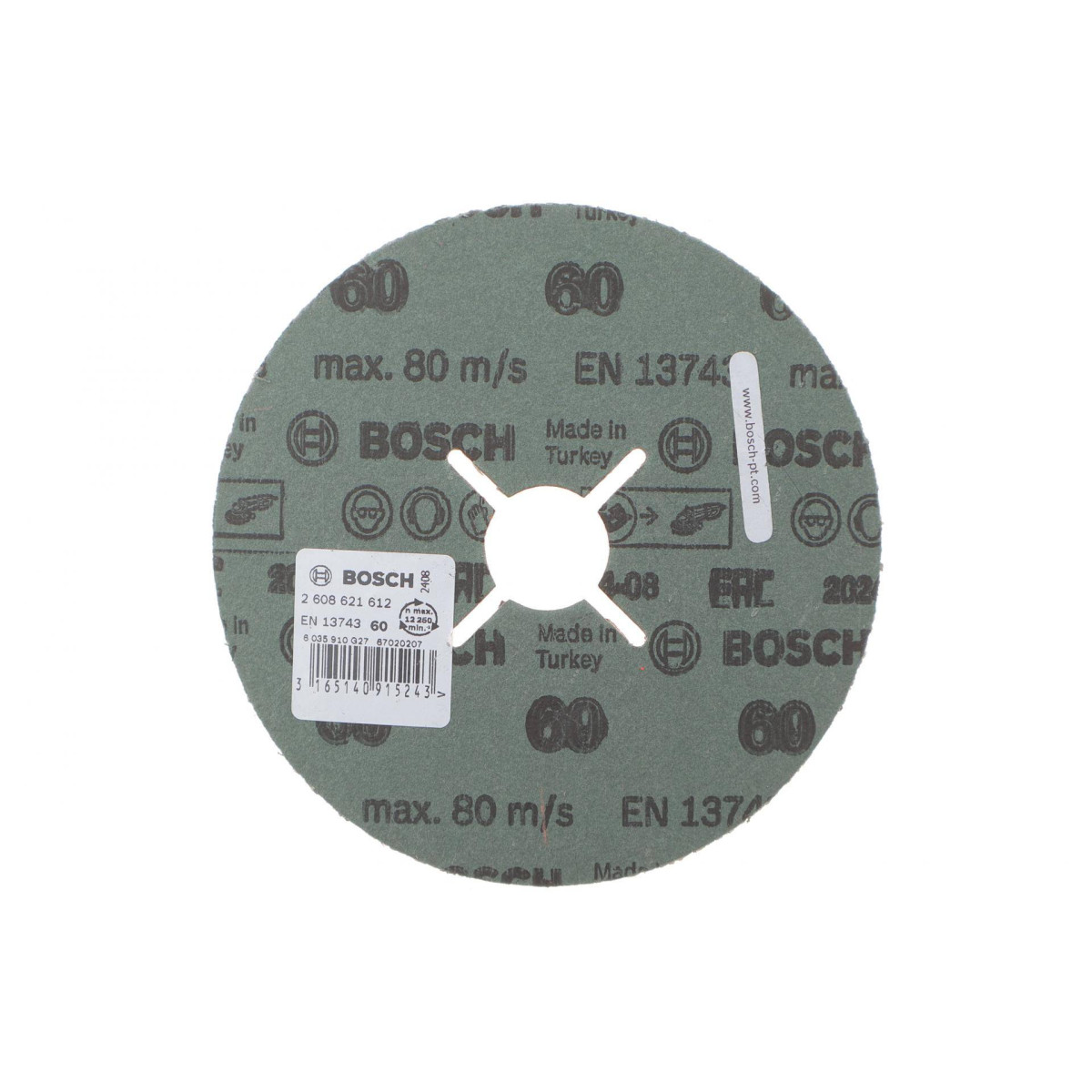 Круг зачисний 125x5x22,23 мм R780 P60 Best for Metal + Inox
