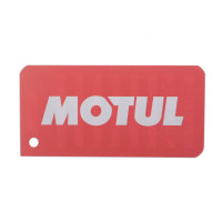 Бірка для заміни оливи MOTUL (червоно-чорна) (к-кт=25шт)