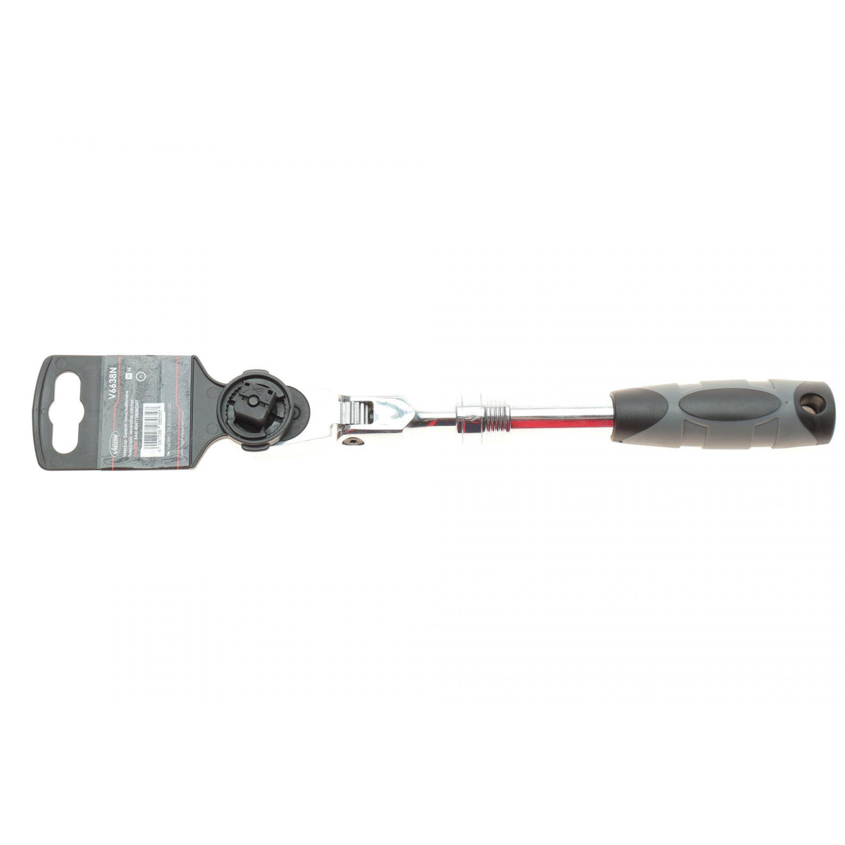 Трещотка 3/8" телескопическая 90 зубцов 250-350 мм