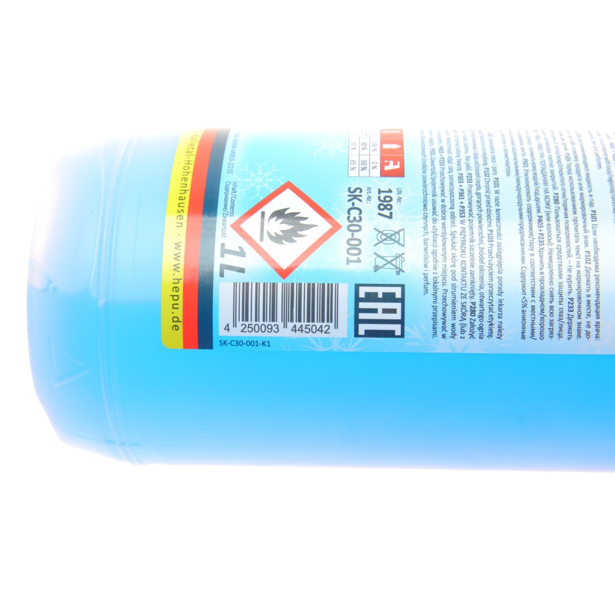 Омивач скла (1L) (-30°C) HEPU
