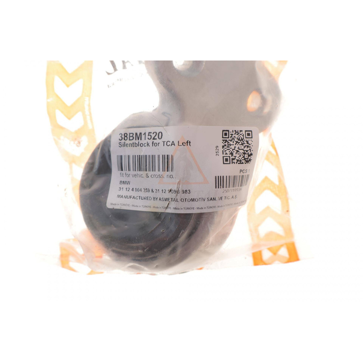 Сайлентблок важеля (переднього/знизу/ззаду) BMW 3 (E46) 98-07 (L) з кронштейном