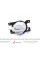 Фара протитуманна Fiat Doblo/Opel Combo 10- (L) (LAB922)