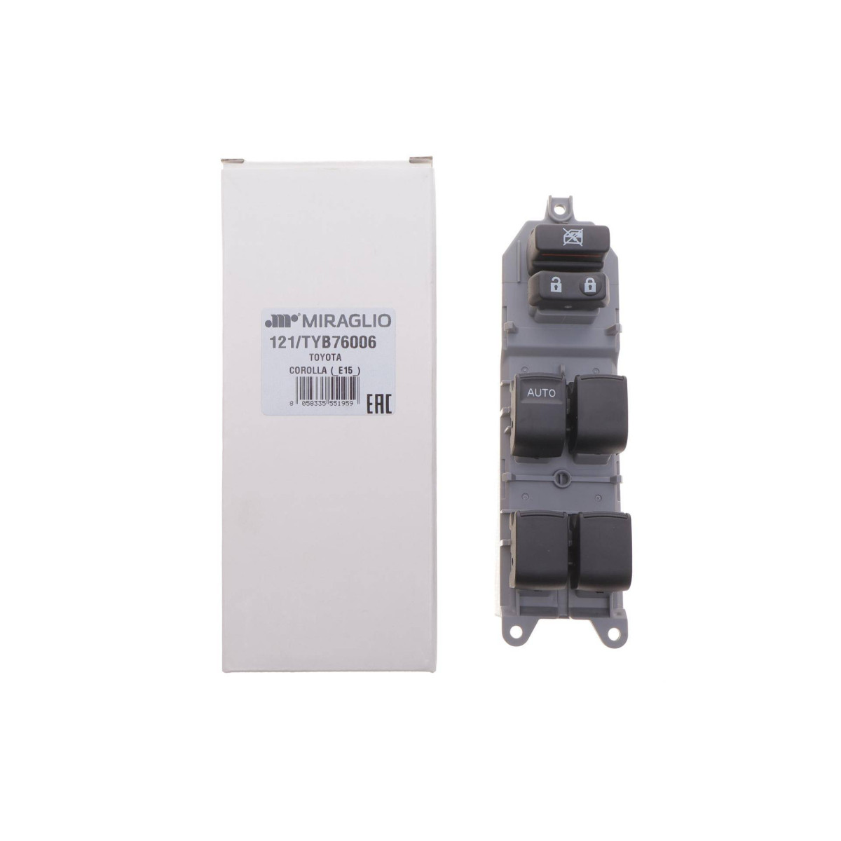 Кнопка склопідіймача (L) Toyota Corolla/Rav 4 III 05-14 (блок)