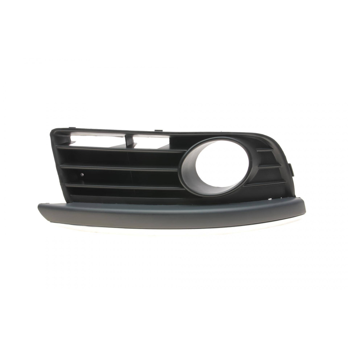 Вставка бампера (під протитуманку) VW Golf V/VI/Jetta III/IV 06- (R) (з хромом)