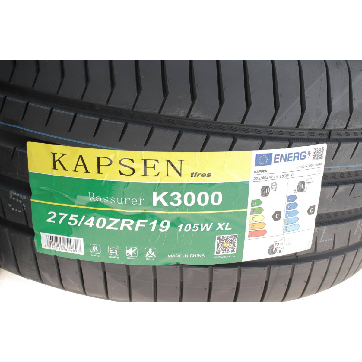 Шина K3000 275/40 ZRF19 XL 105W (літня) Run Flat