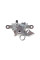 Супорт гальмівний (задній) (R) Ford Galaxy/VW Golf III/IV/Passat (d=38mm) (Lucas)