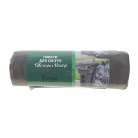 Мішки для сміття 120 л 10 шт (чорні)