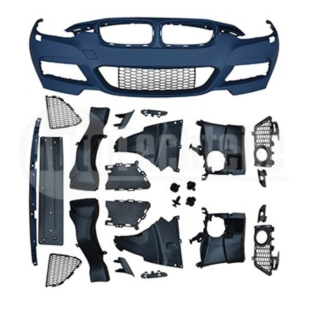 Бампер (передній) BMW 3 (F30/F80) 11-19 (M-Performance)