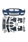 Бампер (передній) BMW 3 (F30/F80) 11-19 (M-Performance)