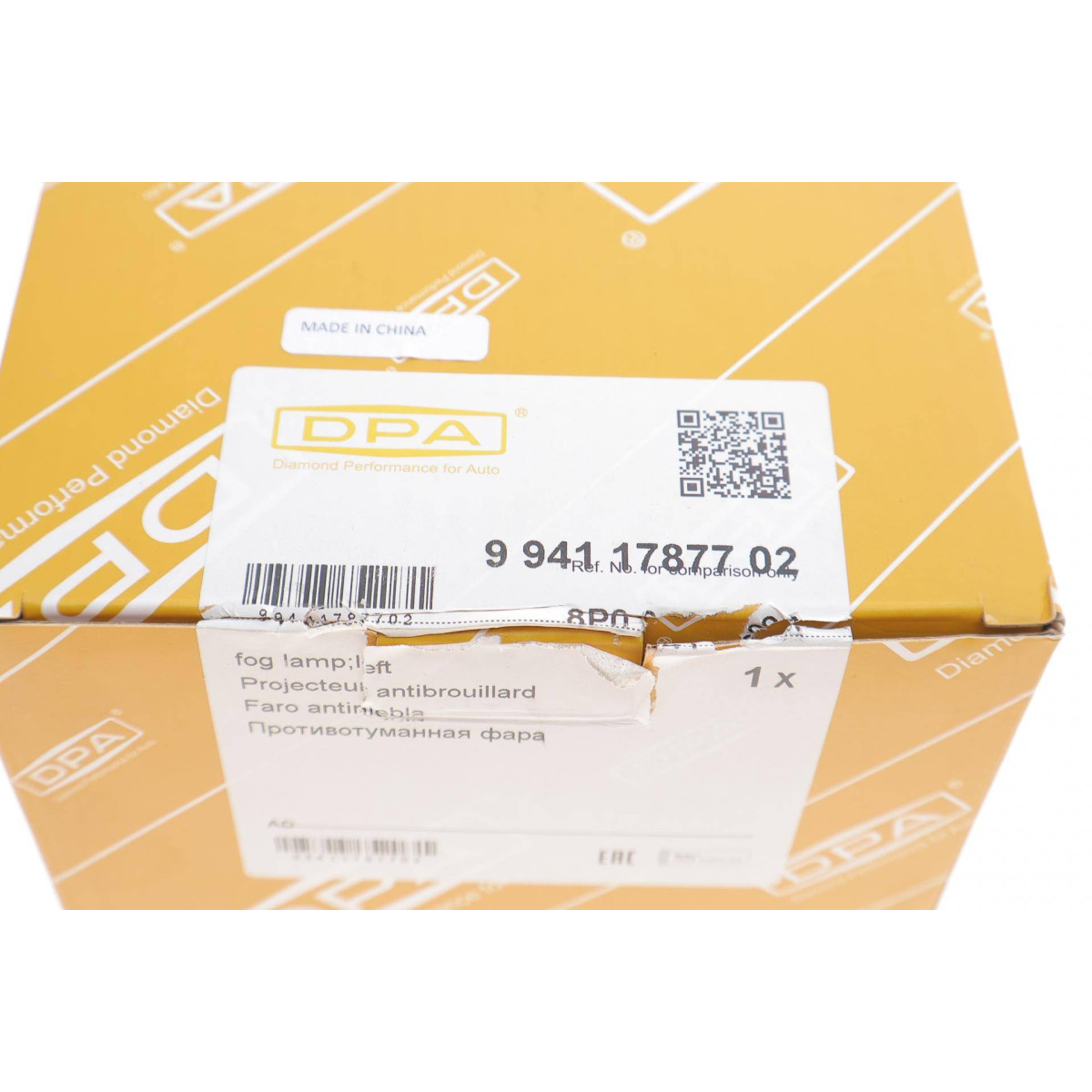 Фара протитуманна Audi A3/Q7 03-15 (L)